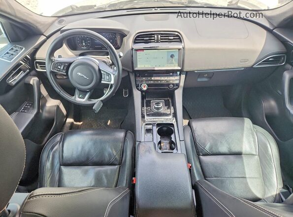 SADCL2GX4KA396860 2019 JAGUAR F-PACE White Dashboard view