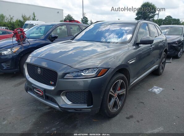 SADCM2BV0HA098012 2017 JAGUAR F-PACE Серый Передняя левая четверть