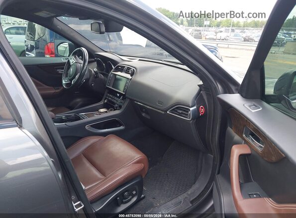 SADCM2BV0HA098012 2017 JAGUAR F-PACE Серый Вид салона спереди
