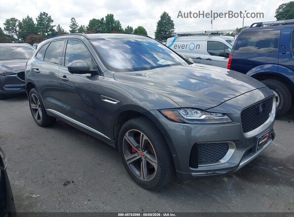 SADCM2BV0HA098012 2017 JAGUAR F-PACE Серый Вид задней части салона