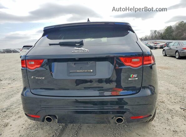SADCM2BV7HA881313 2017 JAGUAR F-PACE Black Հետևի տեսք