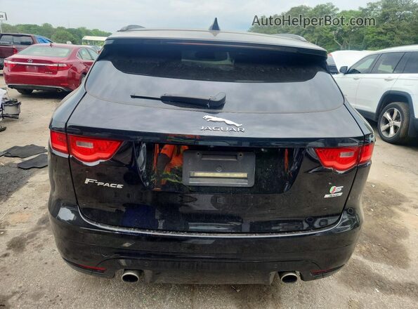 SADCM2BV8HA498190 2017 JAGUAR F-PACE Black უკანა ხედი