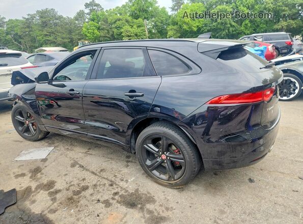 SADCM2BV8HA498190 2017 JAGUAR F-PACE Black უკანა მარცხენა