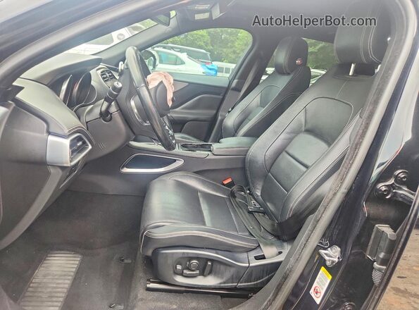 SADCM2BV8HA498190 2017 JAGUAR F-PACE Black წინა სალონის ხედი