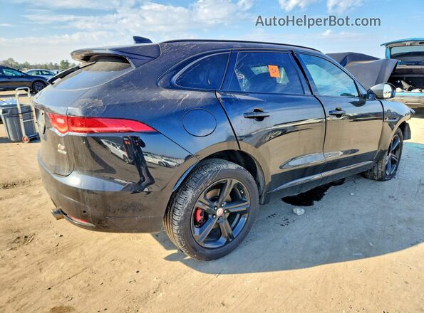SADCM2BV8HA899772 2017 JAGUAR F-PACE Black უკანა მარჯვენა