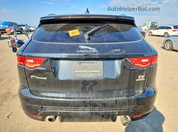 SADCM2BV8HA899772 2017 JAGUAR F-PACE Black უკანა ხედი