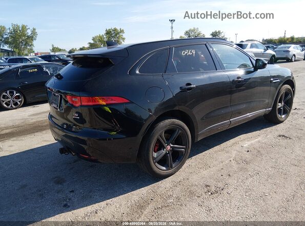 SADCM2FV0JA329975 2018 JAGUAR F-PACE Black უკანა მარჯვენა