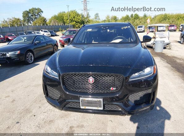 SADCM2FV0JA329975 2018 JAGUAR F-PACE Black ხელსაწყოთა პანელის ხედი