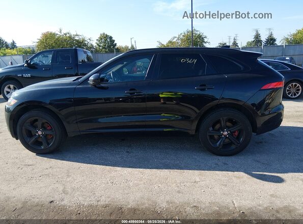 SADCM2FV0JA329975 2018 JAGUAR F-PACE Black სალონის 360-გრადუსიანი ხედი