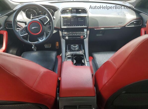 SADCM2FV0LA625596 2020 JAGUAR F-PACE Black Dashboard view