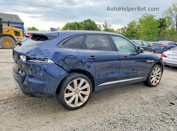 SADCM2FV1JA202670 2018 JAGUAR F-PACE Blue Հետևի աջ