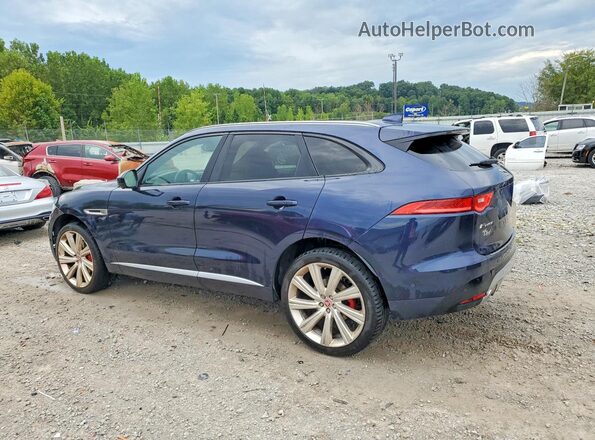 SADCM2FV1JA202670 2018 JAGUAR F-PACE Blue Հետևի ձախ
