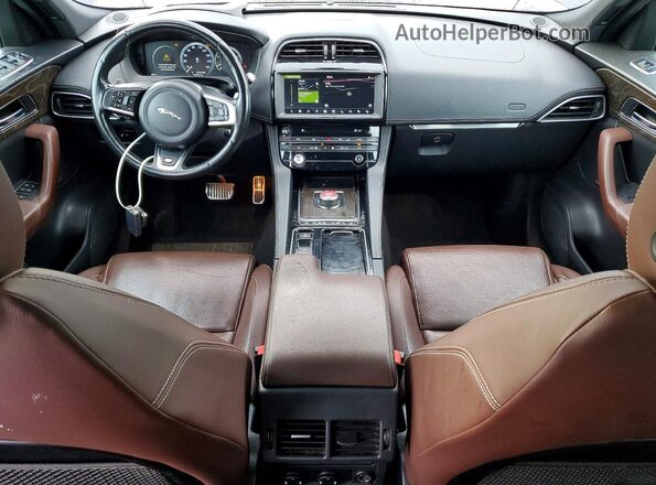 SADCM2FV1JA202670 2018 JAGUAR F-PACE Blue Առջևի վահանակի տեսք