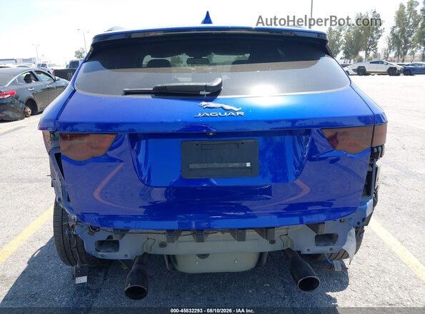 SADCM2FV1JA284660 2018 JAGUAR F-PACE Blue Front view