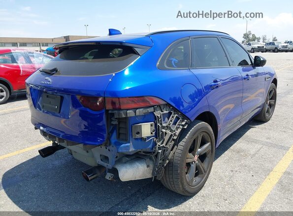 SADCM2FV1JA284660 2018 JAGUAR F-PACE Blue Rear right