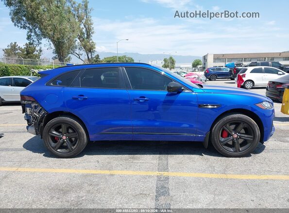 SADCM2FV1JA284660 2018 JAGUAR F-PACE Blue 360 interior view