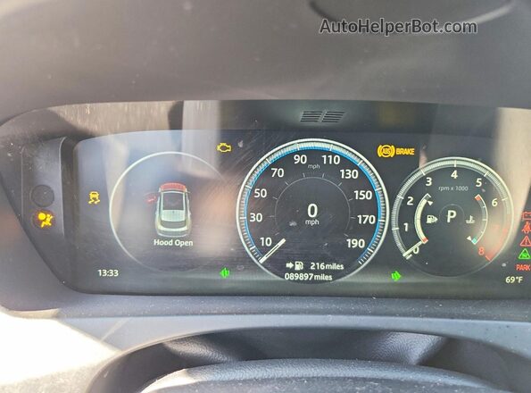 SADCM2FV3JA285938 2018 JAGUAR F-PACE Silver Instrument cluster view