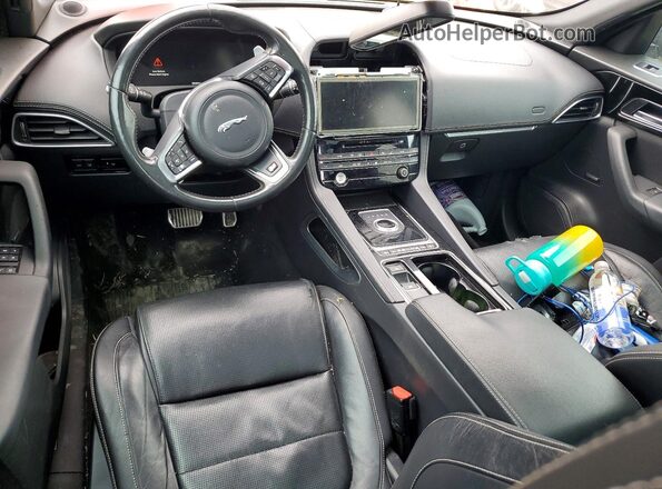 SADCM2FV3JA285938 2018 JAGUAR F-PACE Silver Dashboard view