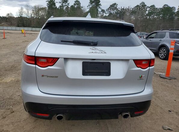 SADCM2FV3JA285938 2018 JAGUAR F-PACE Silver Rear view