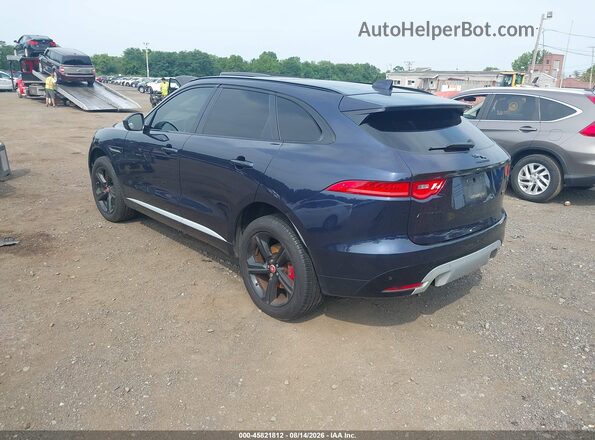 SADCM2FV3JA298415 2018 JAGUAR F-PACE Dark Blue უკანა მარცხენა