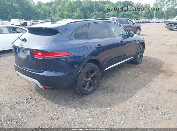 SADCM2FV3JA298415 2018 JAGUAR F-PACE Dark Blue უკანა მარჯვენა