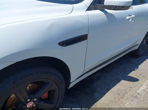 SADCM2FV6JA261035 2018 JAGUAR F-PACE Белый Вид спереди