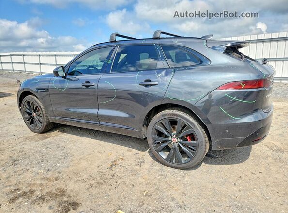 SADCM2FV7JA328421 2018 JAGUAR F-PACE Gray Задня ліва чверть