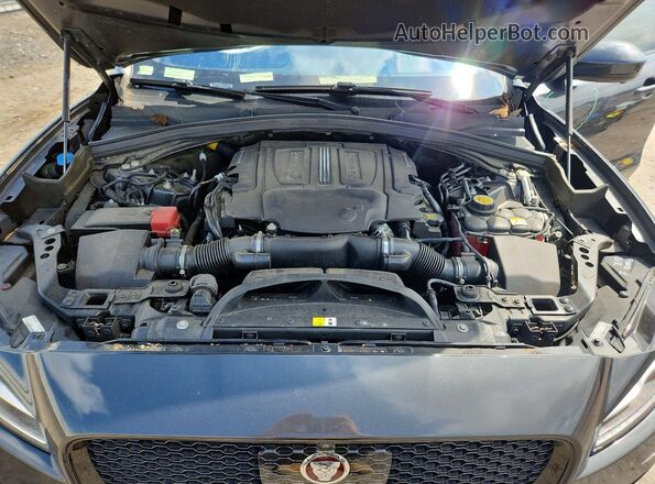 SADCM2FV7JA328421 2018 JAGUAR F-PACE Gray Вид підкапотного простору