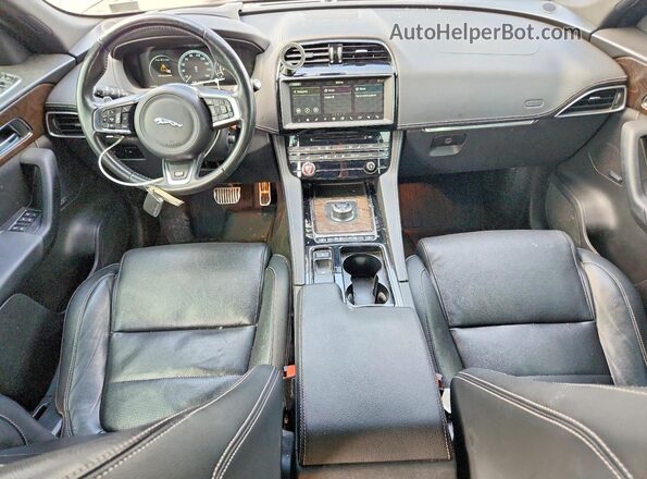 SADCM2FV7JA328421 2018 JAGUAR F-PACE Gray Вид панелі приладів