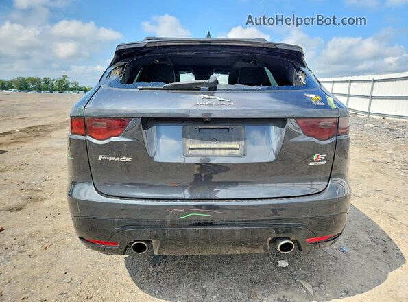 SADCM2FV7JA328421 2018 JAGUAR F-PACE Gray Вид ззаду