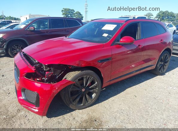 SADCM2FVXLA620566 2020 JAGUAR F-PACE Red Przód lewy