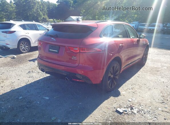 SADCM2FVXLA620566 2020 JAGUAR F-PACE Red Tył prawy