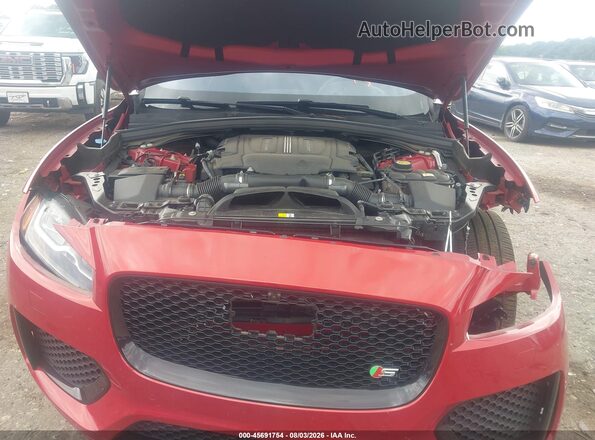 SADCM2FVXLA620566 2020 JAGUAR F-PACE Red Widok z tyłu