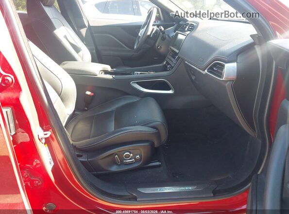 SADCM2FVXLA620566 2020 JAGUAR F-PACE Red Widok wnętrza z przodu