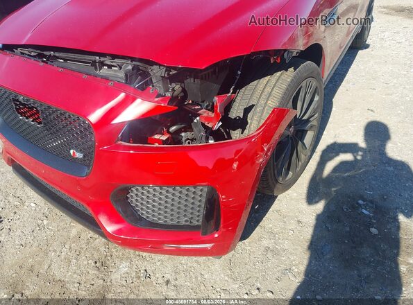 SADCM2FVXLA620566 2020 JAGUAR F-PACE Red Widok z przodu