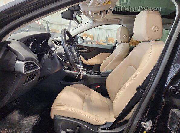 SADCS2BV8HA054975 2017 JAGUAR F-PACE Black Vista interior delantera