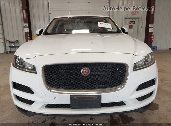 SADCS2FX8KA395229 2019 JAGUAR F-PACE White Widok z przodu