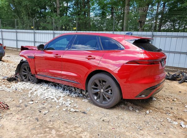 SADCT2EX0RA724899 2024 JAGUAR F-PACE Red უკანა მარცხენა