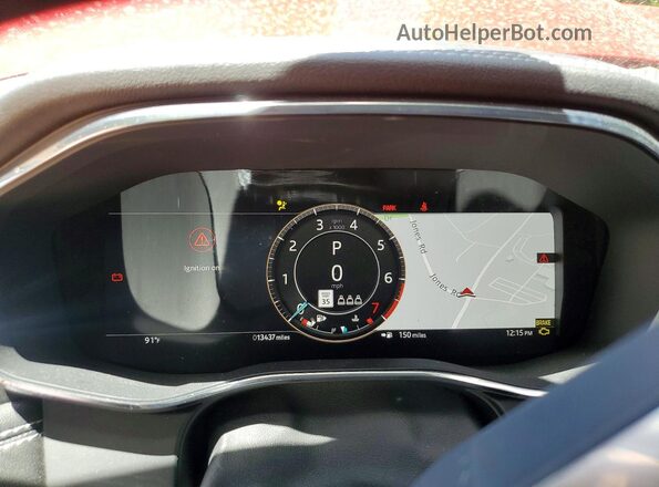 SADCT2EX0RA724899 2024 JAGUAR F-PACE Red ხელსაწყოთა პანელის ხედი