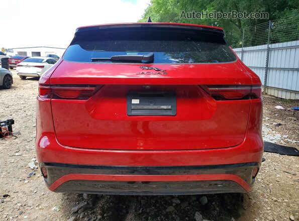 SADCT2EX0RA724899 2024 JAGUAR F-PACE Red უკანა ხედი