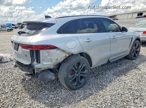 SADCZ2EE7MA688828 2021 JAGUAR F-PACE Серебряный Задняя правая четверть