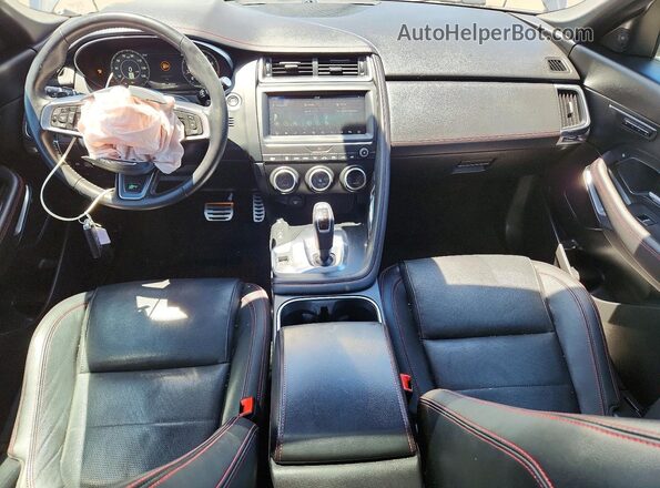 SADF12FX0L1Z85037 2020 JAGUAR E-PACE Gray Vista del salpicadero