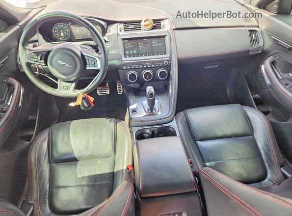 SADF12FX7L1Z87447 2020 JAGUAR E-PACE White Vista del salpicadero