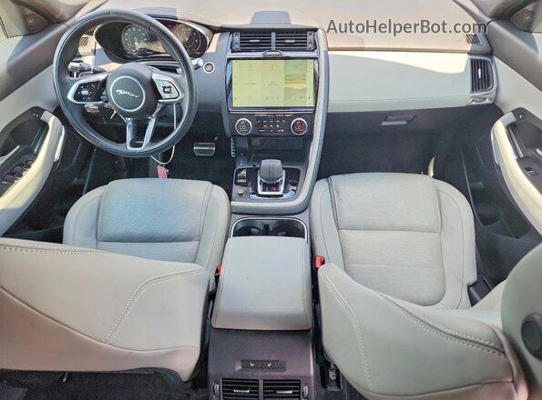 SADF12GX7M1027562 2021 JAGUAR E-PACE Silver Vista del salpicadero