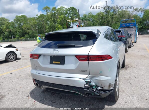 SADFJ2FX1J1Z04771 2018 JAGUAR E-PACE Silver წინა ხედი