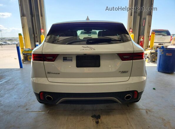 SADFJ2FX2K1Z47923 2019 JAGUAR E-PACE White Вид ззаду