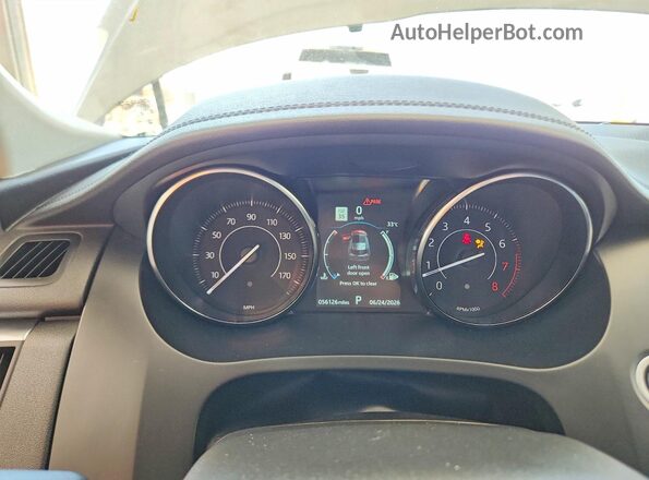 SADFJ2FX2K1Z47923 2019 JAGUAR E-PACE White Вид щитка приладів