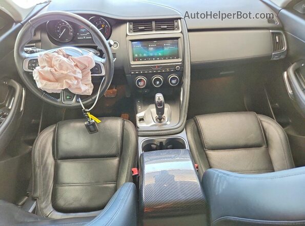 SADFJ2FX2K1Z47923 2019 JAGUAR E-PACE White Вид панелі приладів