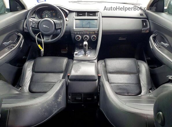 SADFJ2FX9K1Z62984 2019 JAGUAR E-PACE White Vista del salpicadero