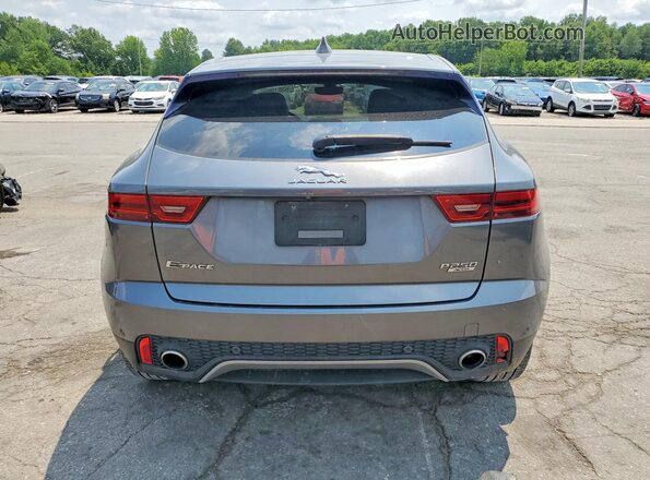 SADFP2FX4J1Z30800 2018 JAGUAR E-PACE Gray უკანა ხედი